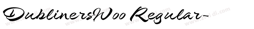 DublinersW00 Regular字体转换 DublinersW00 Regular字体转换